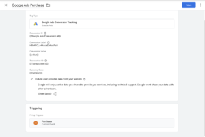 google ads enhanced conversions user data mapping gtm