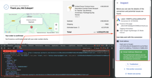 Purchase Test with data layer