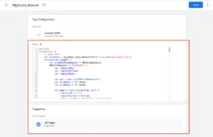 wpforms google tag manager data layer script setup for wpforms conversion tracking