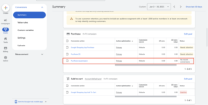 Google Ads Purchase Tag