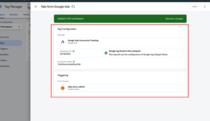 Google Ads Conversion Tag Setup