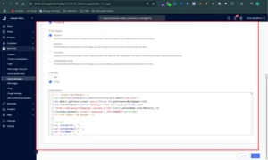 bigcommerce gtm data layer setup using script manager