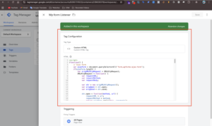 Form Listender Code