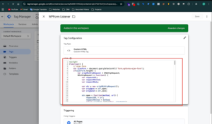 gtm form listener setup and gclid storage implementation for offline conversion tracking google ads