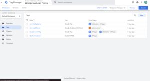 GTM Web container