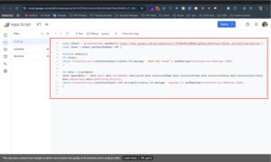 Google Sheets Script