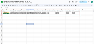 offline conversion tracking testing flow using gtm google sheets and google ads verification