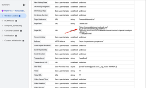 server gtm preview showing gclid replacement successful