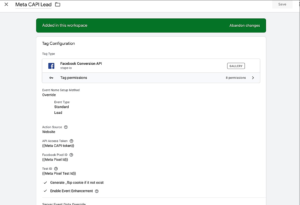 meta conversion api lead tag setup unbounce server tracking