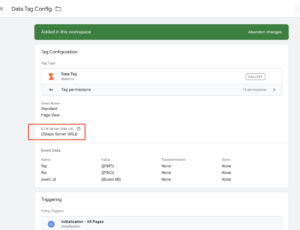 Server Container URL