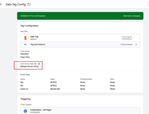 stape server container url setup for unbounce conversion api tracking