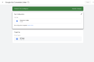Conversion Linker Tag