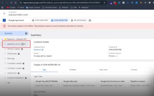 Conversion Tag Fired