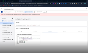 Data Layer Event Detected