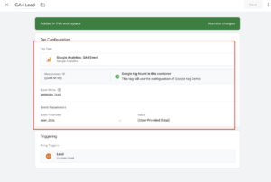 GA4 Lead Event
