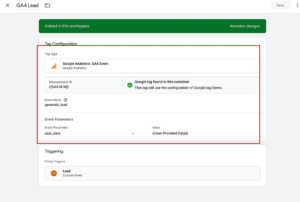 GA4 Lead Event
