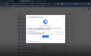 GTM Preview Connected