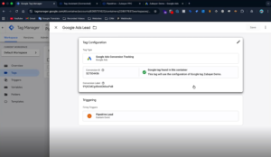 Google Ads Conversion Tag