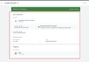 Google Ads Conversion Tag