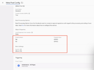 Meta Pixel Config Tag