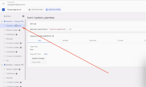 Typeform Submitted Event